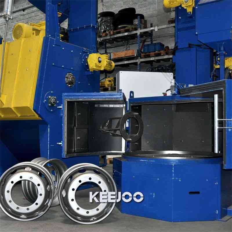 Rotary Table Shot Blasting Machine